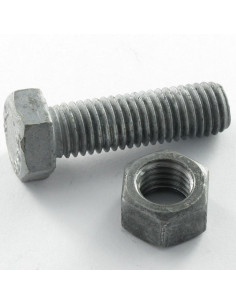 Bolt med møtrik Sekskantet hoved M12X35 Klasse 8.8 SB... 2