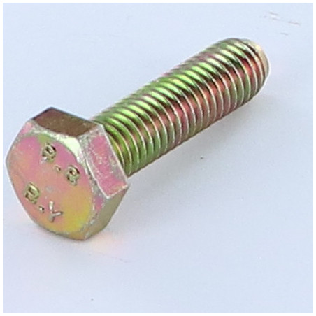 1 x Vis m-hastighed Sekskantet hoved M8X12 Klasse 8.8 gul zink