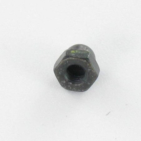 1 x Hattemøtrik M4 sort galvaniseret