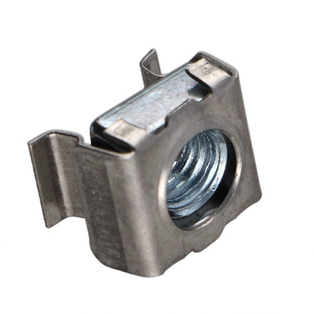 1 x Burmøtrik i rustfrit stål C4896B M6 Tykkelse materiale 1.7 to 2.7