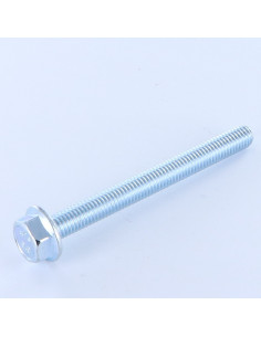 Vis m-hastighed Sekskantet hoved M8X80 Flange med hakket...