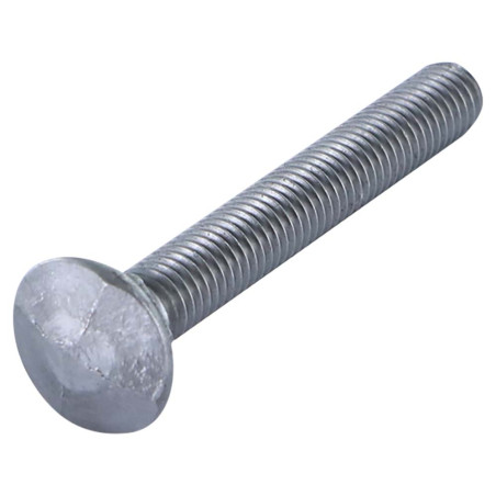 1 x Vognbolt hoved DIAMANT M8X50 sort galvaniseret