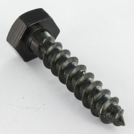 1 x Træskruer 6X20 sort galvaniseret