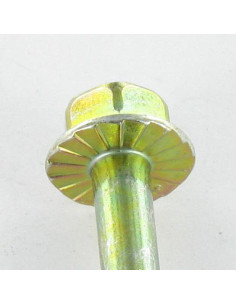 Bolt deltråd Tømrer Sekskantet hoved Flange M16X225 gul zink 2