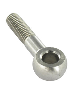 Vis m-hastighed to øje M8X140 Gevind 28 elforzinket stål