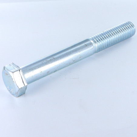 1 x Bolt deltråd Sekskantet hoved M18X220 Klasse 8.8 elforzinket stål