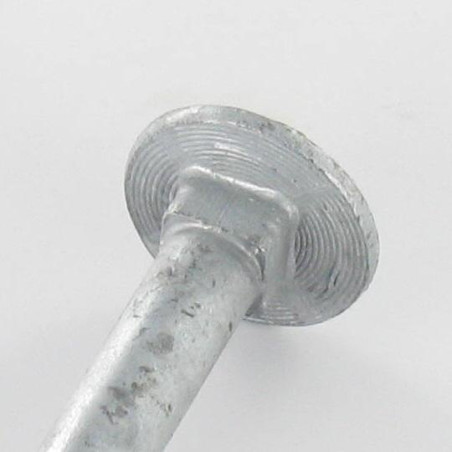 1 x Bolt med møtrik Vognbolt M10X180 delvis gevind modstandsdygtig mod korrosion varmgalvaniseret stål