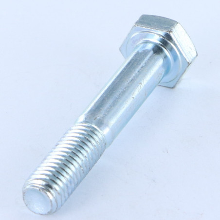 1 x Bolt deltråd Sekskantet hoved M10X80 Klasse 8.8 Galvaniseret stål cr3 96 HBS uden rødrust