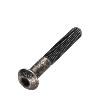 1 x Vis m-hastighed Hult sekskantet pan hoved M5X45 delvis gevind klasse 10.9 Sekskantet fatning 3 sort galvaniseret