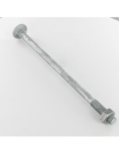 1 x Bolt med møtrik Vognbolt M16X180 delvis...