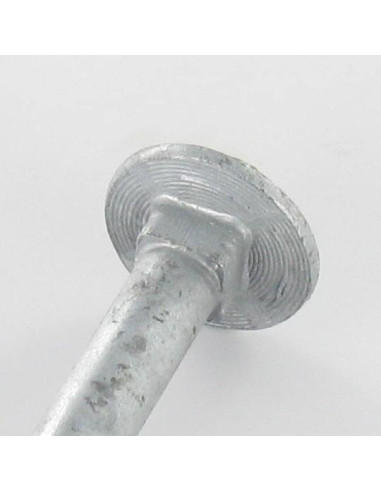 1 x Bolt med møtrik Vognbolt M16X180 delvis...
