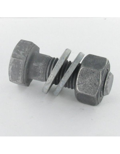 10 x Bolt med møtrik modstandsdygtig M24X90 2...
