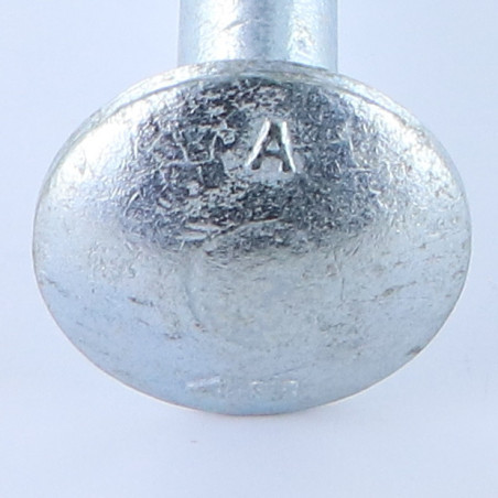 1 x Vognbolt M16X280 delvis gevind elforzinket stål
