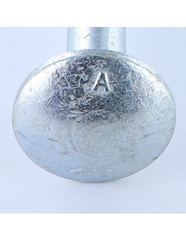 1 x Vognbolt M16X200 delvis gevind elforzinket...