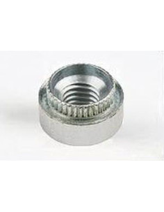 Nittemøtrik cylindrisk M6 Tykkelse materiale 1,2 mm...
