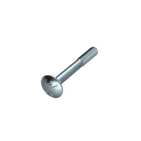1 x Vognbolt M8X60 Gevind 22 delvis gevind elforzinket stål