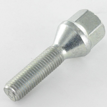 1 x Skrue HJUL M12X40 trin 125 S/PL19 klasse 10.9 elforzinket stål