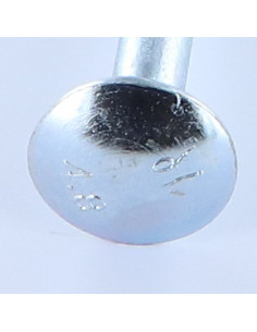 Vognbolt M12X180 delvis gevind elforzinket stål 2
