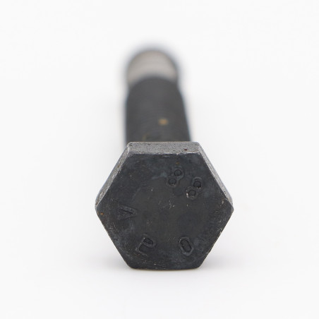 1 x Vis m-hastighed Sekskantet hoved M8X55 Klasse 8.8 to Hals sort galvaniseret