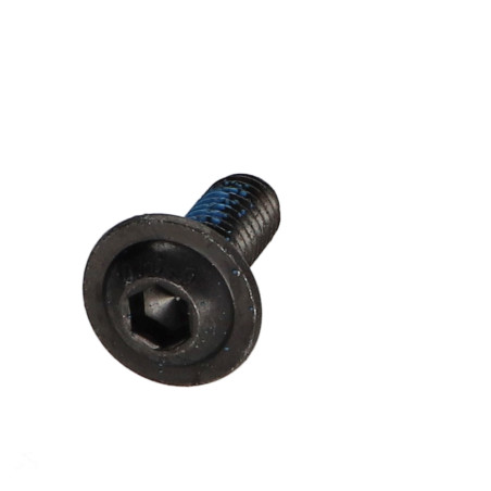 1 x Vis m-hastighed rundt stort hoved Sekskantet hul Flange Sekskantet fatning 4 M6X16 klasse 10.9 sort galvaniseret +FRF
