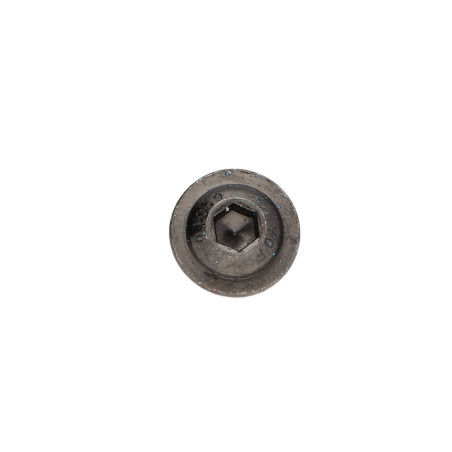 1 x Vis m-hastighed rundt stort hoved Sekskantet hul Flange Sekskantet fatning 4 M6X16 klasse 10.9 sort galvaniseret +FRF