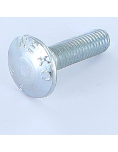 Vognbolt M8X30 Gevind 22 delvis gevind elforzinket stål