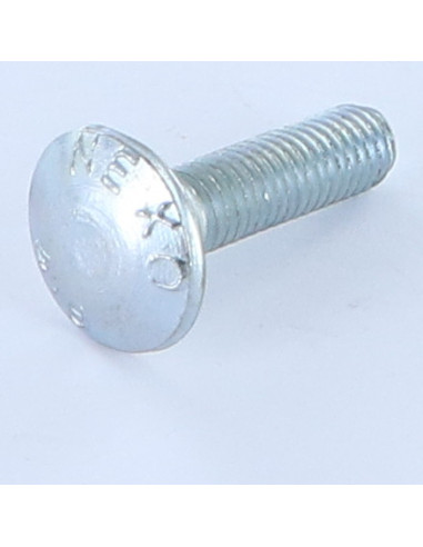 1 x Vognbolt M8X30 Gevind 22 delvis gevind...