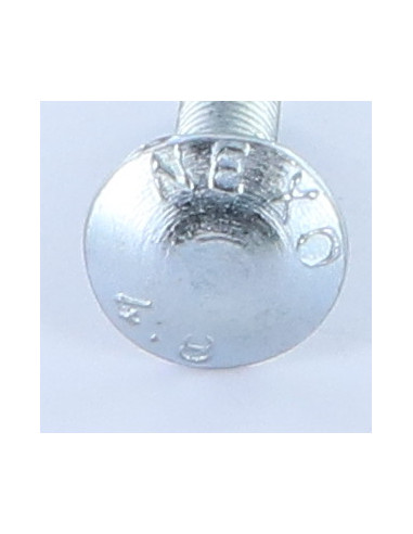 1 x Vognbolt M8X30 Gevind 22 delvis gevind...