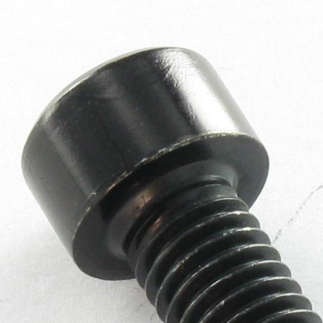 1 x Vis m-hastighed Fatningshoved M6X30 Fuld trÃ¥d Klasse 8.8 Sekskantet fatning 5 sort galvaniseret