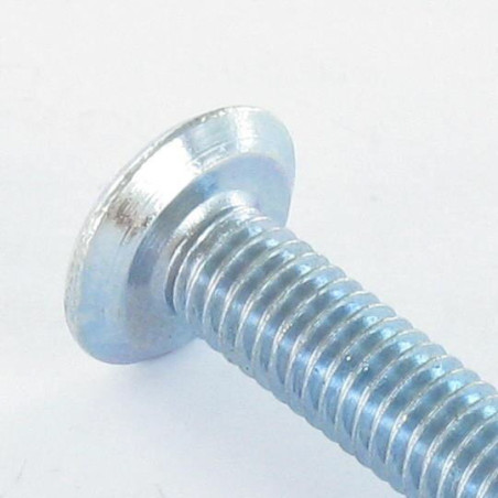 1 x Vis m taux t te plade Pozi M6X60 Ende tilspidset elforzinket stål