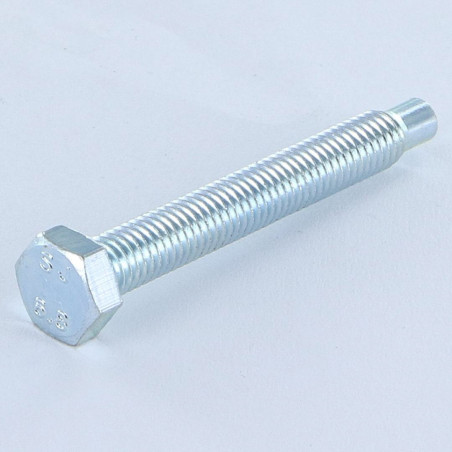 1 x Vis m-hastighed Sekskantet hoved M5X38.5 Cylindrisk ende Cylindrisk ende lang elforzinket stål klasse 6.8