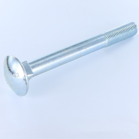 1 x Vognbolt M20X120 delvis gevind elforzinket stål