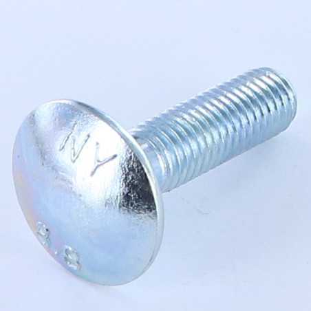 1 x Vognbolt M12X45 Lavt slag 3,5 Klasse 8.8 elforzinket stål
