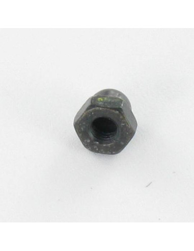 1 x Hattemøtrik M8 sort galvaniseret