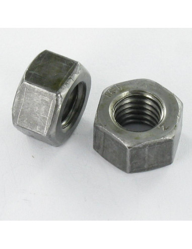 1 x Møtrik Høj sekskantet M20 Tykkelse 20 Rå stål