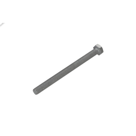 1 x Vis m-hastighed Sekskantet hoved M8X100 Klasse 6.8 Rå stål geometri 500A