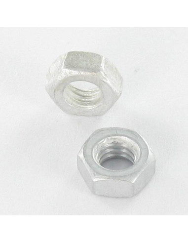 1 x Sekskantmøtrik M10 Aluminium
