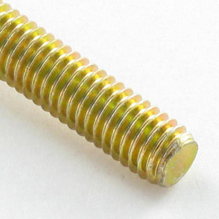 1 x Vis m-hastighed Sekskantet hoved M6X100 Klasse 6.8 gul zink