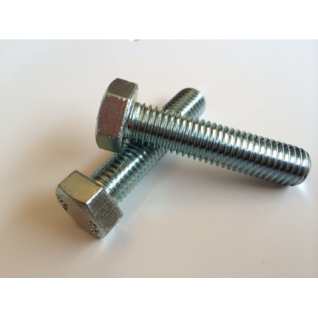 1 x Vis m-hastighed Sekskantet hoved 3/4X 2 1/2" BSW grad 5 elforzinket stål