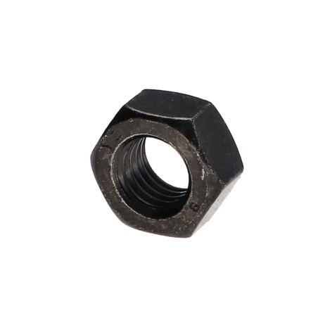 1 x Sekskantmøtrik M6 klasse 8 sort galvaniseret