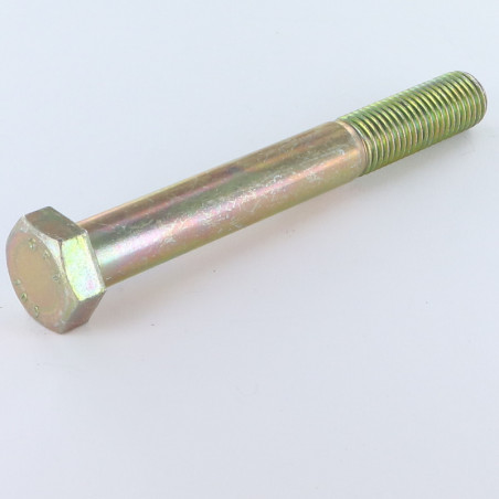 1 x Bolt deltråd Sekskantet hoved M16X130 klasse 10.9 gul zink