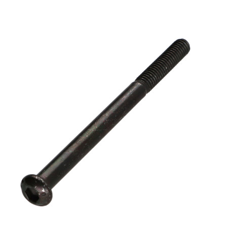 1 x Vis m-hastighed Hult sekskantet pan hoved M12X80 delvis gevind klasse 10.9 Sekskantet fatning 8 sort galvaniseret