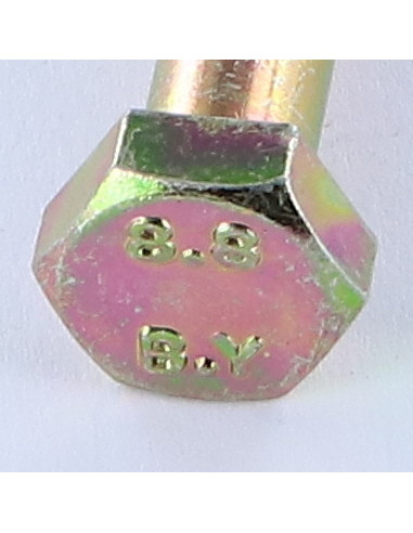 1 x Bolt deltråd Sekskantet hoved M8X45 Klasse...