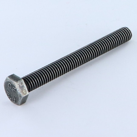 1 x Vis m-hastighed Sekskantet hoved M6X50 Klasse 8.8 sort galvaniseret
