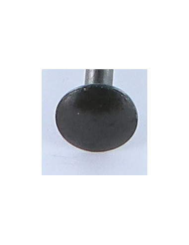 1 x Vognbolt M6X60 delvis gevind sort galvaniseret