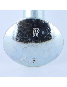 Vognbolt M16X100 delvis gevind Klasse 8.8 elforzinket stål 2