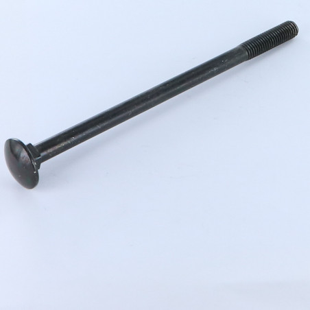 1 x Vognbolt M8X110 Gevind 22 delvis gevind sort galvaniseret