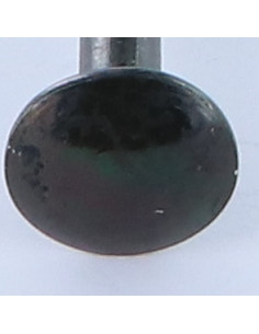 Vognbolt M8X110 Gevind 22 delvis gevind sort galvaniseret 2