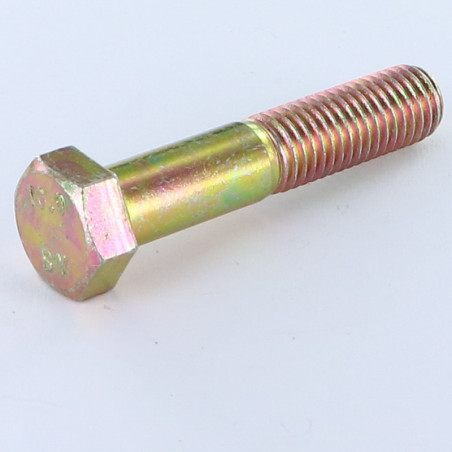 1 x Bolt deltråd Sekskantet hoved M16X70 klasse 10.9 gul zink