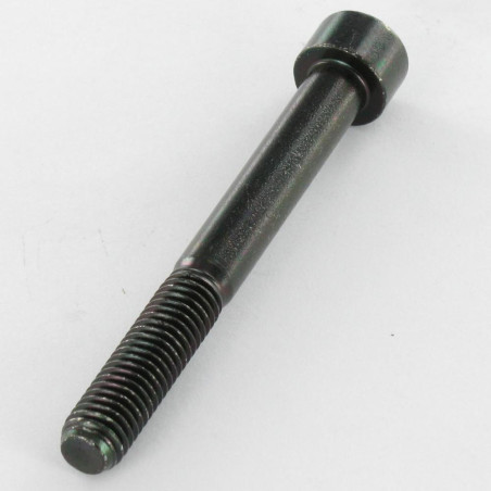 1 x Vis m-hastighed Fatningshoved M4X30 Gevind 20 Klasse 8.8 Sekskantet fatning 3 sort galvaniseret